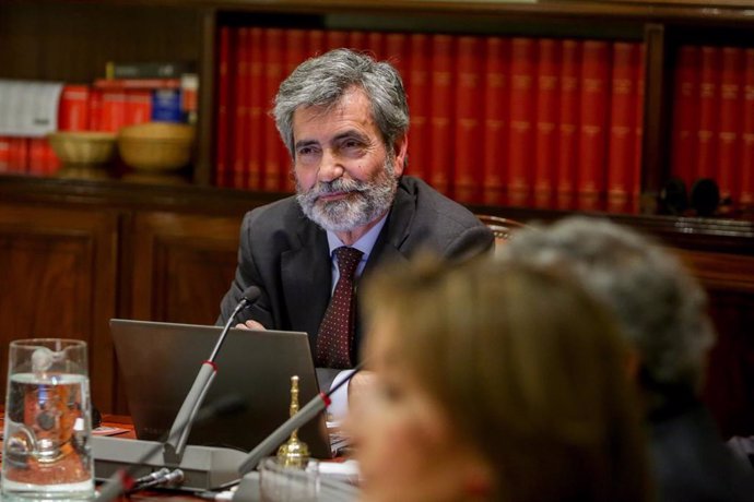 El presidente del Consejo General del Poder Judicial y del Tribunal Supremo (CGPJ), Carlos Lesmes