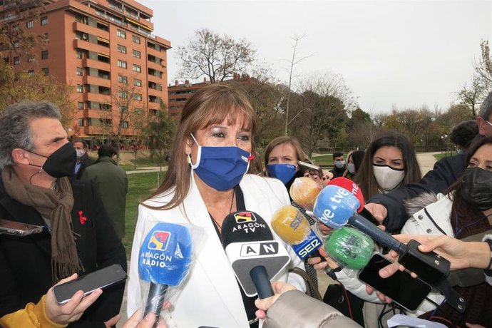 La consejera de Sanidad del Gobierno de Aragón, Sira Repollés.
