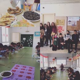 Actividades del Aula Confucio en centros de Huelva.