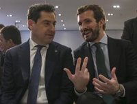 Casado y Moreno intervienen ante el Grupo Popular andaluz con motivo de los dos años de las autonómicas