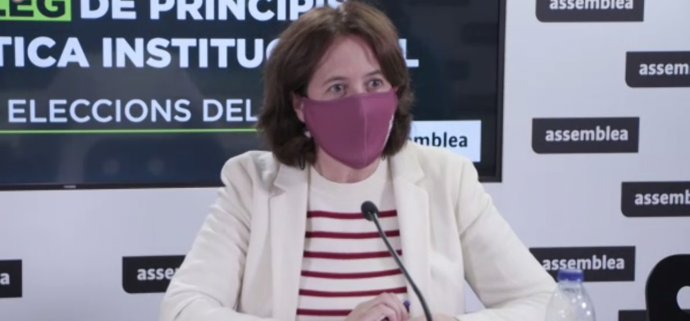La presidenta de la ANC, Elisenda Paluzie