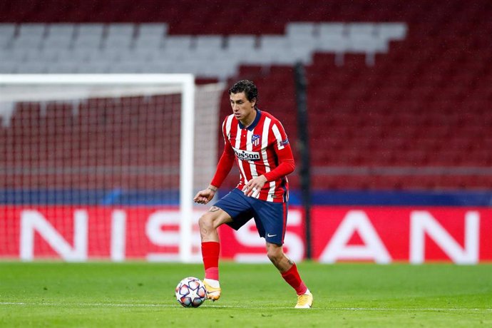 José María Giménez durante un partido del Atlético de Madrid