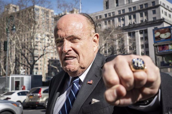 El abogado personal de Donald Trump, Rudy Giuliani.