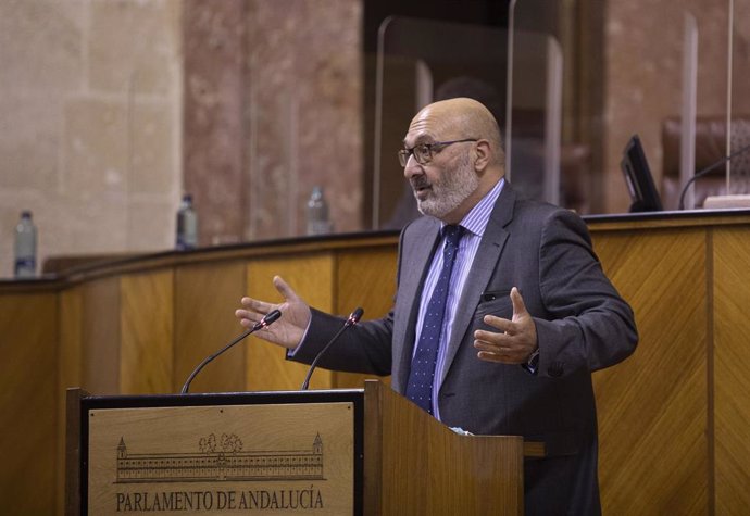El portavoz del grupo parlamentario Vox, Alejandro Hernández, en una foto de archivo.