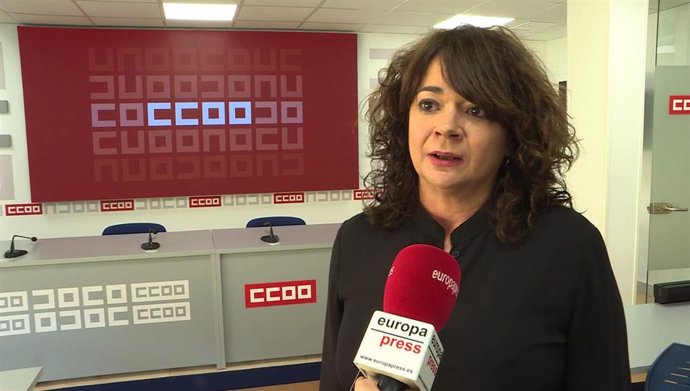 La secretaria de Empleo de CCOO, Lola Santillana