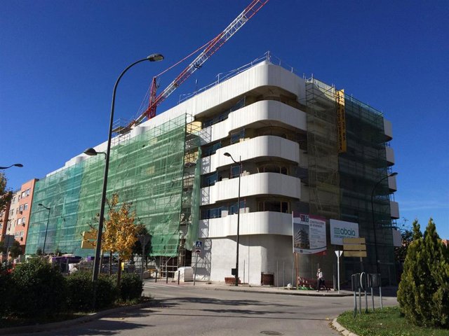 Un edificio en contrucción