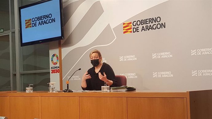 Marta Gastón en la rueda de prensa de este miércoles.