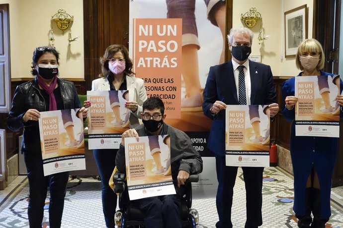 Presentación de una campaña por los derechos de los discapacitados