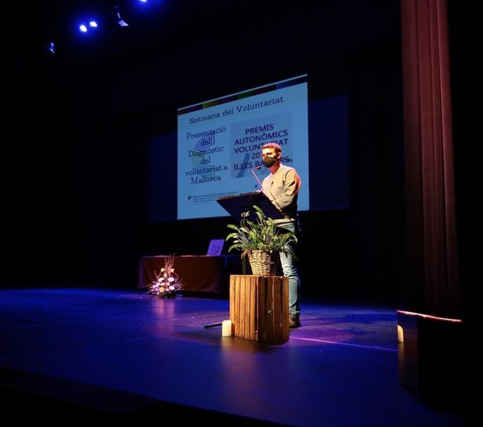 Acto de presentación del informe sobre voluntariado en Mallorca.