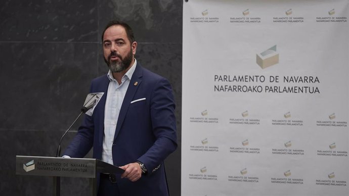 El secretario de Organización del PSN y portavoz en el Parlamento de Navarra, Ramón Alzórriz.