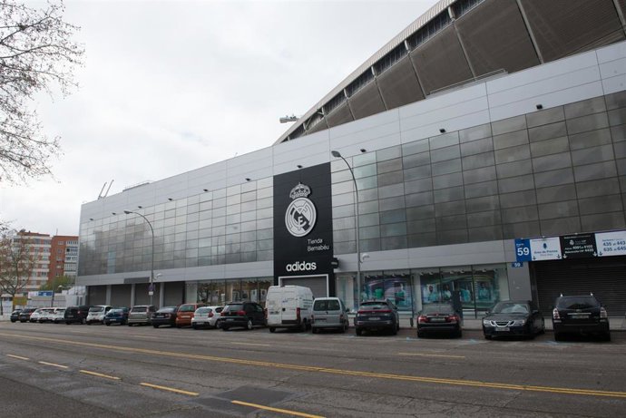 Vista general del estadio Santiago Bernabéu