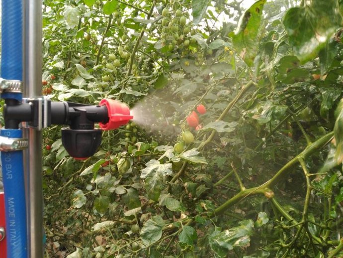 Robot Spray en funcionamiento