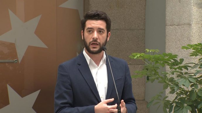 César Zafra, portaveu de Cs a l'Assemblea de Madrid.