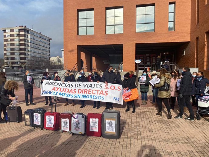 Concentración de las agencias de viajes en Burgos.