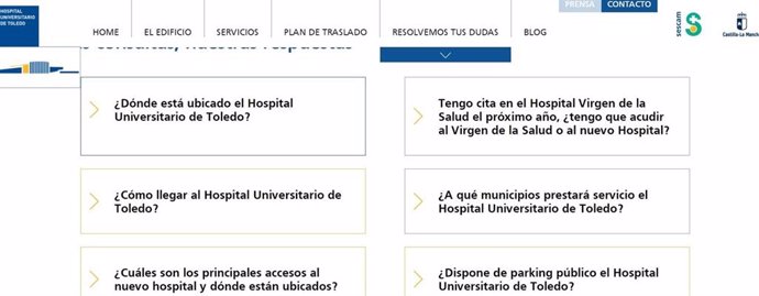 Nueva Web Hospital de Toledo