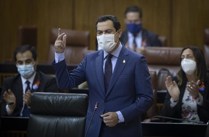 El presidente de la Junta de Andalucía, Juanma Moreno, en una imagen de archivo.