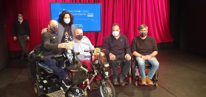 Entrega del Premio Fekoor Saria Vida Independiente 2020 a la Peña inclusiva Denon Athletic.