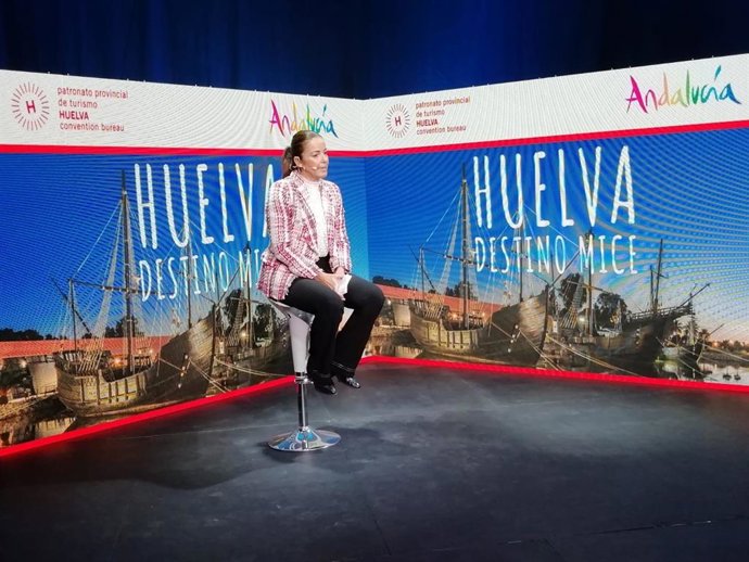 La delegada territorial de Turismo de la Junta en Huelva, María Ángeles Muriel.