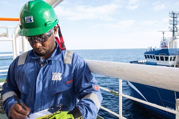 Trabajador de Tullow Oil