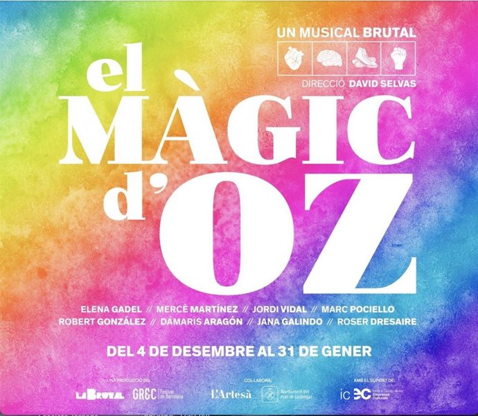 Cartell d''El mgic d'Oz' de la companyia La Brutal.