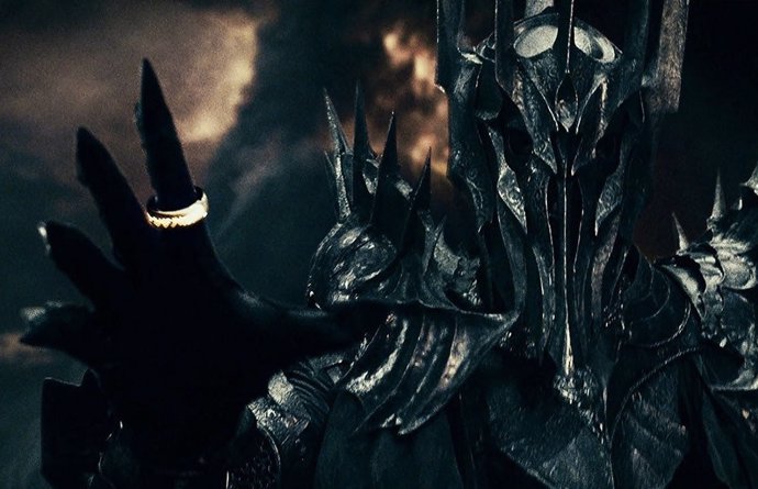 Sauron en la trilogía de El señor de los anillos de Peter Jackson