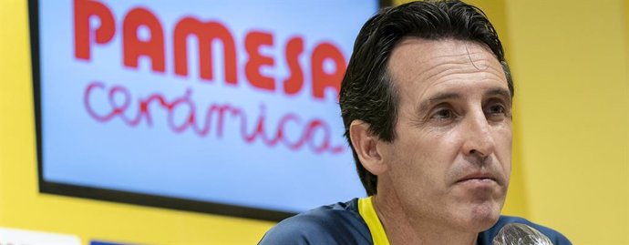 El entrenador del Villarreal CF, Unai Emery, en rueda de prensa
