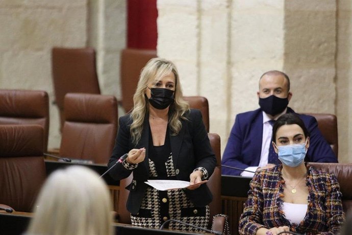 La parlamentaria andaluza de Ciudadanos (Cs) Ana Llopis, en una foto de archivo.