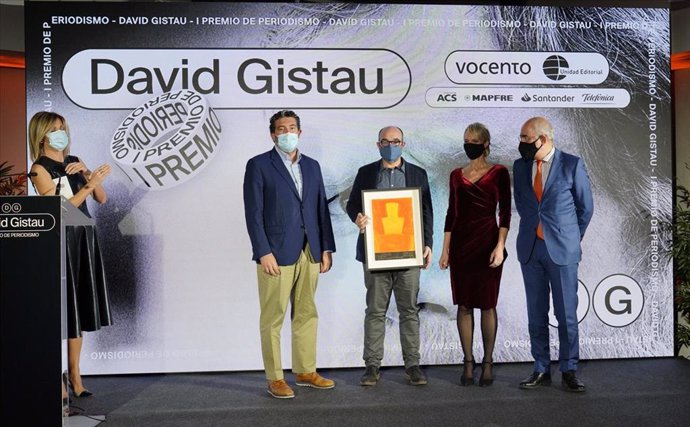 Alberto Olmos recibe el Premio de Periodismo David Gistau