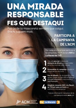 La ACM impulsa la campaña 'Fes que destaqui' para promover el uso de la mascarilla