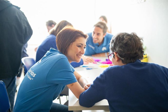 Voluntaria de la Caixa