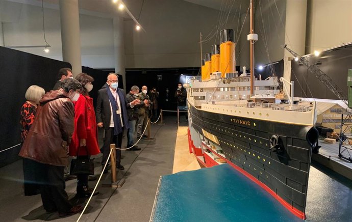 Exposición sobre el Titanic en el Museo de la Ciencia de Valladolid.
