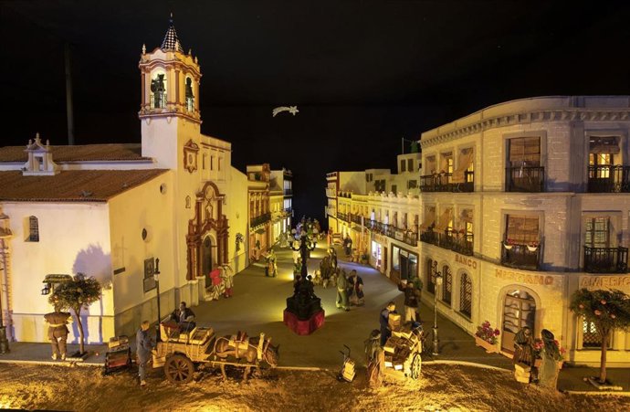 Imagen del Belén 2020 del Ayuntamiento de Huelva.
