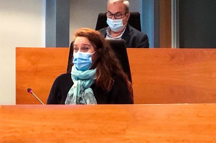 La portavoz de Unidas Podemos en el Consell de Ibiza, Viviana de Sans.