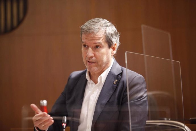 El portavoz parlamentario de Cs Aragón, Daniel Pérez Calvo.