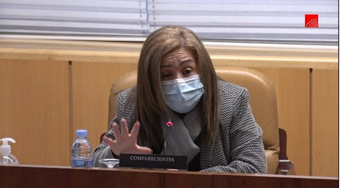 Mirthaines Castro de Ponzo, Doctora en la Residencia Vitalia de Griñón, comparece en la comisión de Residencias y Covid en la Asamblea de Madrid