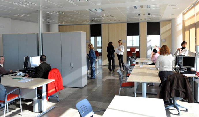 Imagen de archivo de funcionarios de justicia. 