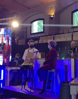 La primera teniente de alcalde, María José Pulido, en la entrega de los premios 'A cuerpo de rey' de la cadena Cope