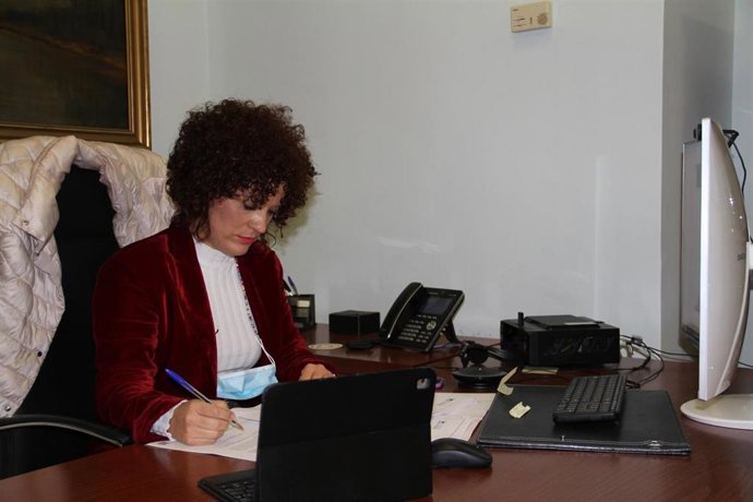 La presidenta de la Diputación de Huelva, María Eugenia Limón. 