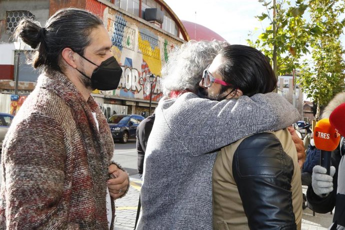 Rafael Amargo llega al Teatro La Latina para continuar con los ensayos de 'Yerma', en Madrid (España), a 04 de diciembre de 2020.