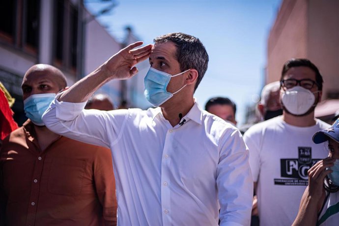 El líder opositor venezolano Juan Guaidó