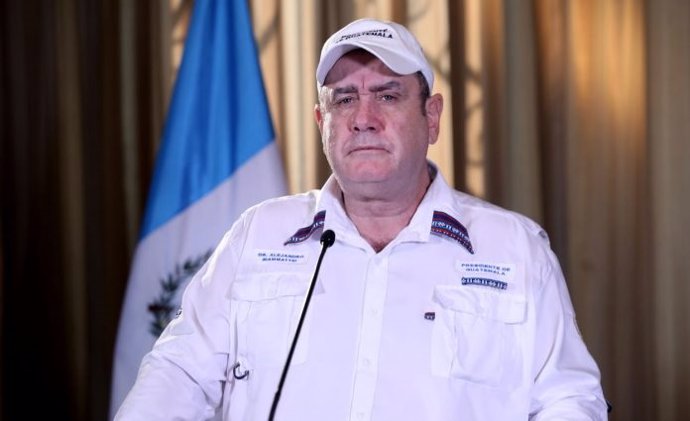 El presdidente de Guatemala, Alejandro Giammattei