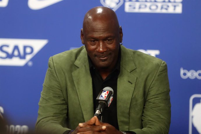 Michael Jordan during the NBA Paris Game 2020 basketball match between Milwaukee Bucks and Charlotte Hornets on January 24, 2020 at AccorHotels Arena in Paris, France - Photo Laurent Lairys /DPPI