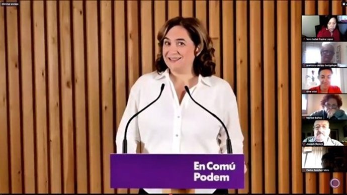 L'alcaldessa de Barcelona i líder de BCComú, Ada Colau