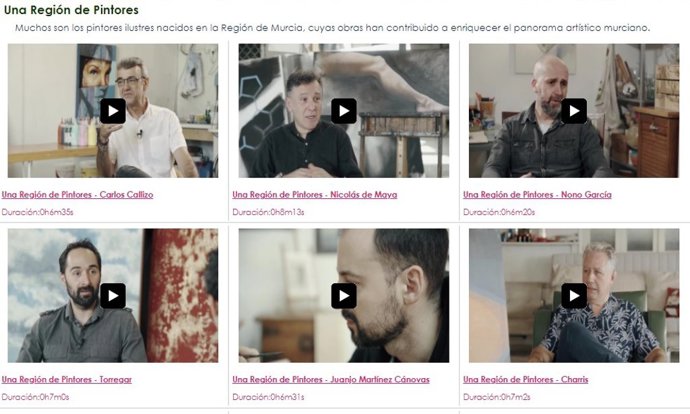 Nota + Foto/Una Miniserie De La Fundación Integr A Recorre La Obra Y El Estilo De Diez Pintores Actuales De La Región