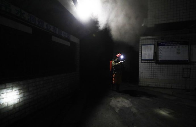 Fuga de monxid de carboni en una mina de Chongqing (Xina)