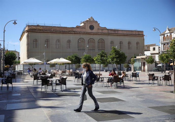 Plaza de España de Écija (Sevilla), en una foto de archivo.