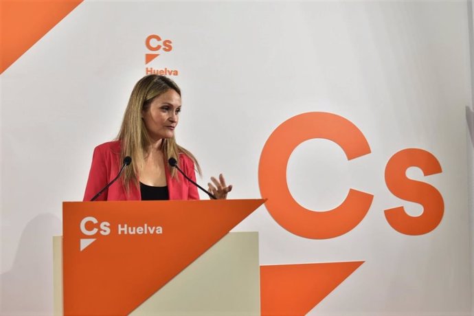La coordinadora en Huelva de la formación naranja y diputada provincial, María Ponce
