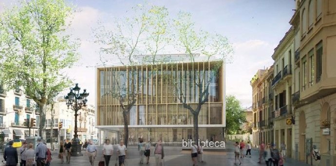 L'Ajuntament de Barcelona ha obert la licitació de la construcció de la nova biblioteca de Sarri (Barcelona) al passeig de la Bonanova.