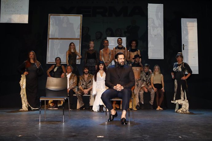 Rafael Amargo durante la rueda de prensa de 'Yerma' en el Teatro La Latina