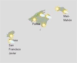 Predicción meteorológica para este domingo, 6 de diciembre, en Baleares.